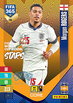 Morgan Rogers England Panini FIFA 365 2027 Adrenalyn XL FIFA World Cup 2026 Stars #194