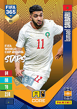 Ismael Saibari Morocco Panini FIFA 365 2027 Adrenalyn XL FIFA World Cup 2026 Stars #201