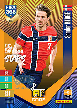 Sander Berge Norway Panini FIFA 365 2027 Adrenalyn XL FIFA World Cup 2026 Stars #204