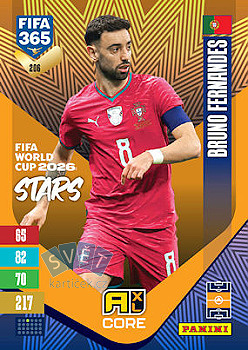 Bruno Fernandes Portugal Panini FIFA 365 2027 Adrenalyn XL FIFA World Cup 2026 Stars #206