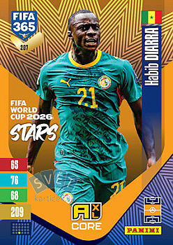 Habibi Diarra Senegal Panini FIFA 365 2027 Adrenalyn XL FIFA World Cup 2026 Stars #207