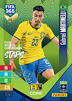 Gabriel Martinelli Brazil Panini FIFA 365 2027 Adrenalyn XL FIFA World Cup 2026 Stars #219