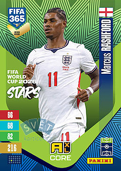 Marcus Rashford England Panini FIFA 365 2027 Adrenalyn XL FIFA World Cup 2026 Stars #222