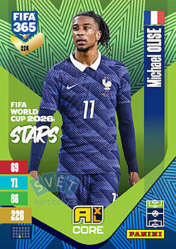 Michael Olise France Panini FIFA 365 2027 Adrenalyn XL FIFA World Cup 2026 Stars #224