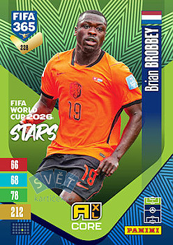 Brian Brobbey Netherlands Panini FIFA 365 2027 Adrenalyn XL FIFA World Cup 2026 Stars #228