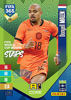 Donyell Malen Netherlands Panini FIFA 365 2027 Adrenalyn XL FIFA World Cup 2026 Stars #229