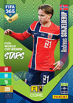 Andreas Schjelderup Norway Panini FIFA 365 2027 Adrenalyn XL FIFA World Cup 2026 Stars #232