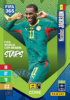 Nicolas Jackson Senegal Panini FIFA 365 2027 Adrenalyn XL FIFA World Cup 2026 Stars #237