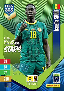 Ismaila Sarr Senegal Panini FIFA 365 2027 Adrenalyn XL FIFA World Cup 2026 Stars #239