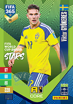 Viktor Gyoekeres Sweden Panini FIFA 365 2027 Adrenalyn XL FIFA World Cup 2026 Stars #241