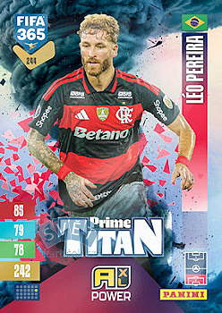 Leo Pereira Flamengo Panini FIFA 365 2027 Adrenalyn XL Prime Titan #244