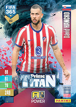 David Hancko Atletico Madrid Panini FIFA 365 2027 Adrenalyn XL Prime Titan #252