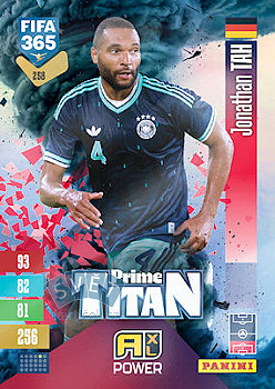 Jonathan Tah Germany Panini FIFA 365 2027 Adrenalyn XL Prime Titan #258