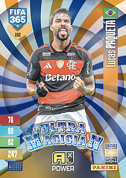 Lucas Paqueta Flamengo Panini FIFA 365 2027 Adrenalyn XL Ultra Magician #262
