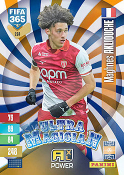 Maghnes Akliouche AS Monaco Panini FIFA 365 2027 Adrenalyn XL Ultra Magician #264