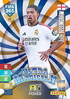 Jude Bellingham Real Madrid Panini FIFA 365 2027 Adrenalyn XL Ultra Magician #271