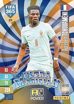 Aurelien Tchouameni France Panini FIFA 365 2027 Adrenalyn XL Ultra Magician #274