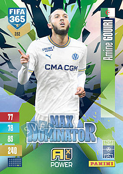 Amine Gouiri Olympique de Marseille Panini FIFA 365 2027 Adrenalyn XL Max Dominator #282