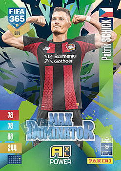 Patrik Schick Bayer 04 Leverkusen Panini FIFA 365 2027 Adrenalyn XL Max Dominator #284
