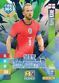 Harry Kane England Panini FIFA 365 2027 Adrenalyn XL Max Dominator #291