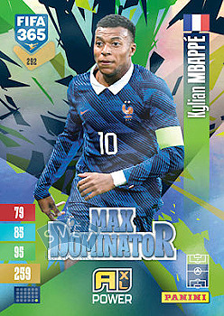 Kylian Mbappe France Panini FIFA 365 2027 Adrenalyn XL Max Dominator #292