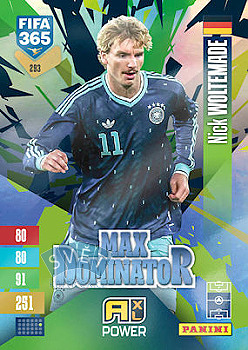 Nick Woltemade Germany Panini FIFA 365 2027 Adrenalyn XL Max Dominator #293