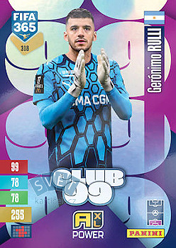 Geronimo Rulli Olympique de Marseille Panini FIFA 365 2027 Adrenalyn XL Club 99 #318