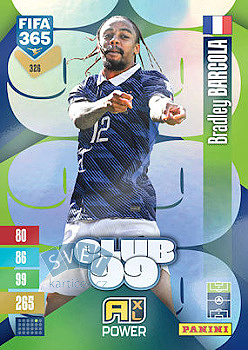 Bradley Barcola France Panini FIFA 365 2027 Adrenalyn XL Club 99 #326