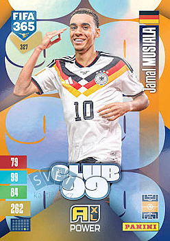 Jamal Musiala Germany Panini FIFA 365 2027 Adrenalyn XL Club 99 #327
