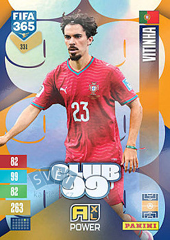 Vitinha Portugal Panini FIFA 365 2027 Adrenalyn XL Club 99 #331