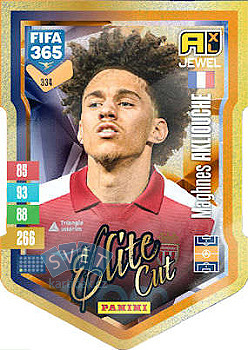 Maghnes Akliouche AS Monaco Panini FIFA 365 2027 Adrenalyn XL Elite Cut #334