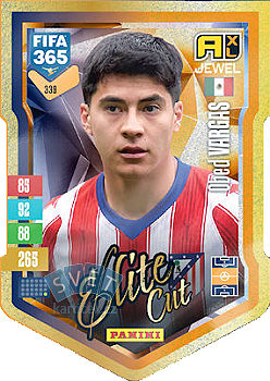 Obed Vargas Atletico Madrid Panini FIFA 365 2027 Adrenalyn XL Elite Cut #339