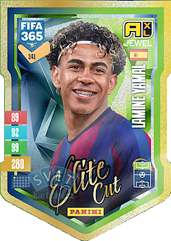 Lamine Yamal FC Barcelona Panini FIFA 365 2027 Adrenalyn XL Elite Cut #341