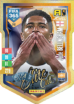 Jude Bellingham Real Madrid Panini FIFA 365 2027 Adrenalyn XL Elite Cut #342