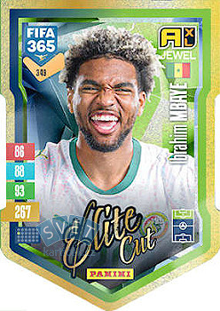 Ibrahim Mbaye Senegal Panini FIFA 365 2027 Adrenalyn XL Elite Cut #349