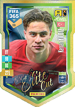 Kenan Yildiz Turkey Panini FIFA 365 2027 Adrenalyn XL Elite Cut #351