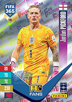 Jordan Pickford England Panini FIFA 365 2027 Adrenalyn XL Fan Favourite #356