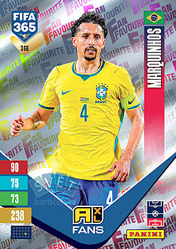 Marquinhos Brazil Panini FIFA 365 2027 Adrenalyn XL Fan Favourite #366