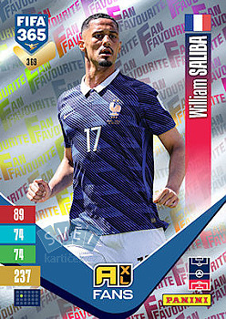 William Saliba France Panini FIFA 365 2027 Adrenalyn XL Fan Favourite #369