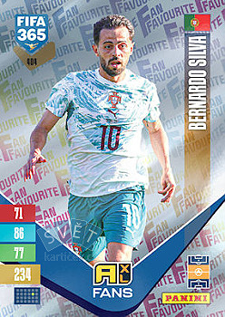 Bernardo Silva Portugal Panini FIFA 365 2027 Adrenalyn XL Fan Favourite #404