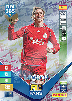 Fernando Torres Liverpool Panini FIFA 365 2027 Adrenalyn XL Fan Favourite #412