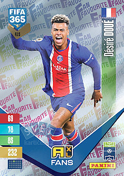 Desire Doue Paris Saint-Germain Panini FIFA 365 2027 Adrenalyn XL Fan Favourite #415
