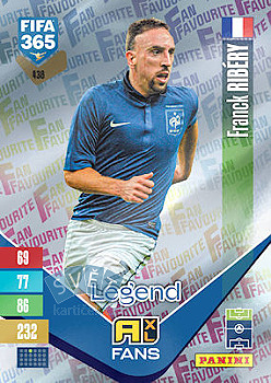 Franck Ribery France Panini FIFA 365 2027 Adrenalyn XL Fan Favourite #438