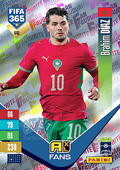 Brahim Diaz Morocco Panini FIFA 365 2027 Adrenalyn XL Fan Favourite #442