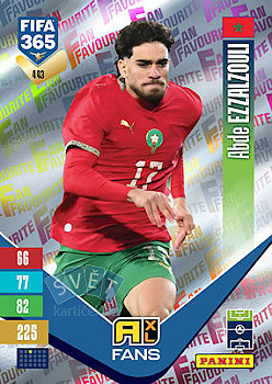 Abde Ezzalzouli Morocco Panini FIFA 365 2027 Adrenalyn XL Fan Favourite #443