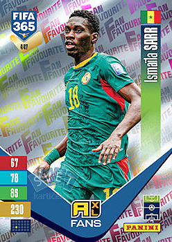 Ismaila Sarr Senegal Panini FIFA 365 2027 Adrenalyn XL Fan Favourite #447
