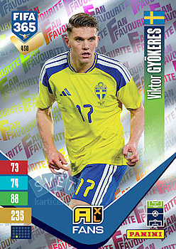 Viktor Gyoekeres Sweden Panini FIFA 365 2027 Adrenalyn XL Fan Favourite #450