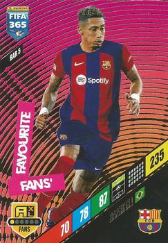 Raphinha FC Barcelona Panini FIFA 365 2024 Adrenalyn XL Fans' Favourite #BAR5