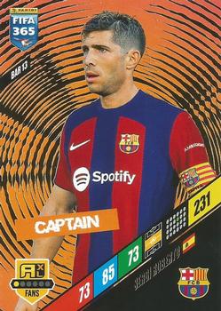 Sergi Roberto FC Barcelona Panini FIFA 365 2024 Adrenalyn XL Captain #BAR13
