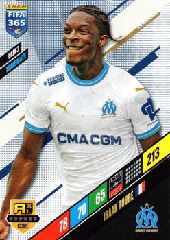 Isaak Toure Olympique Marseille Panini FIFA 365 2024 Adrenalyn XL #OLM3